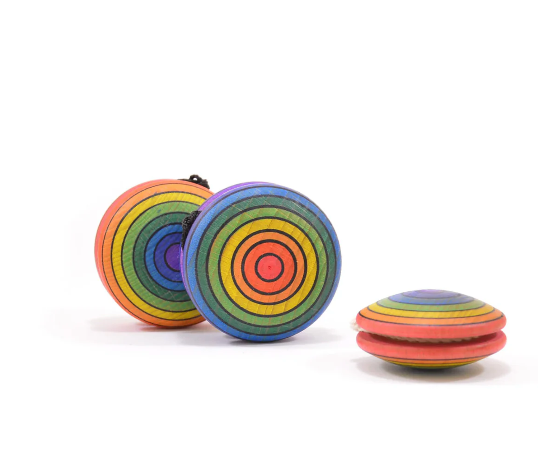 Mader Wooden Yoyo - Rainbow - Image 2