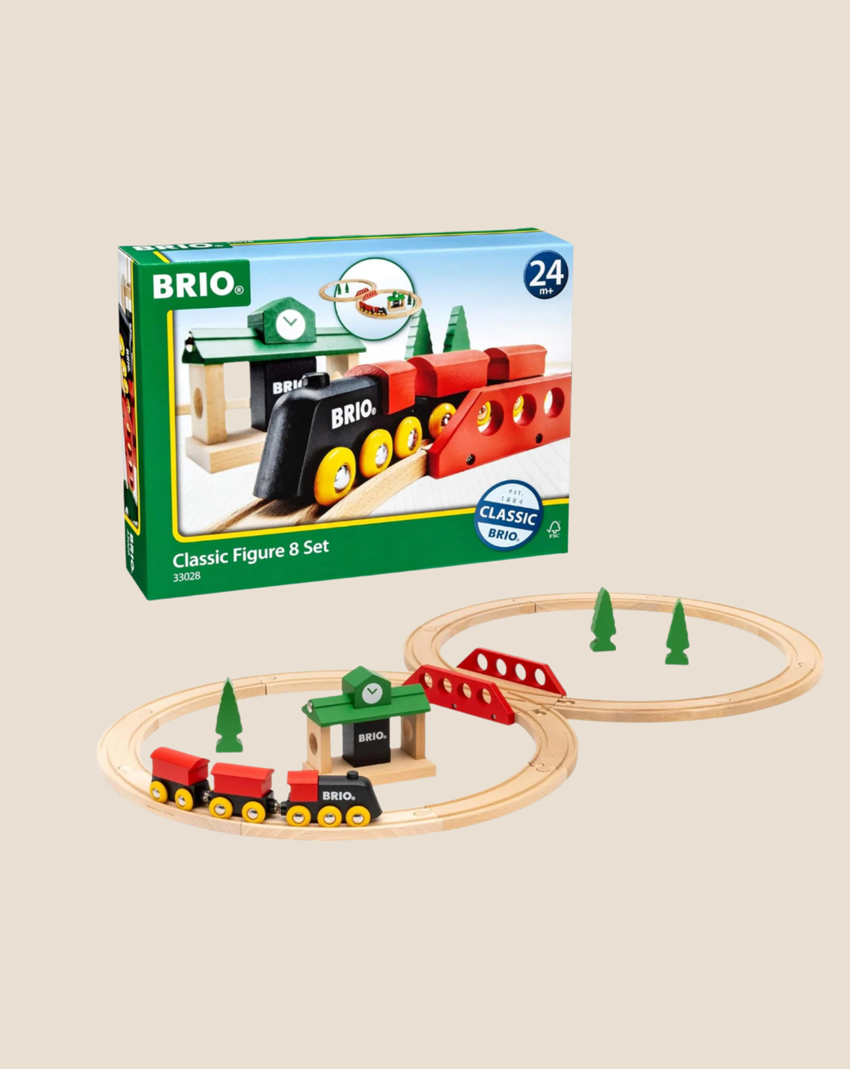 BRIO World Train Set Classic Figure 8 Set - Image 2