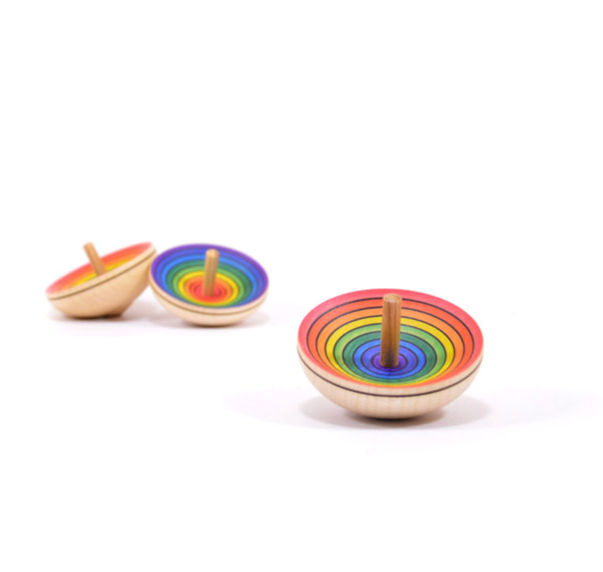 Mader UFO Spinning Top - Purple Rainbow - Image 2