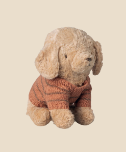 Pre-order: Knitted Puppy Sweater - Coral (Expected arrival by: 04/15/26)