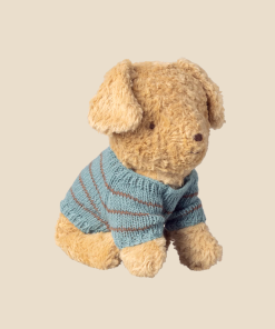 Pre-order:  Knitted Puppy Sweater - Dusty Blue (Expected arrival by: 04/15/26)