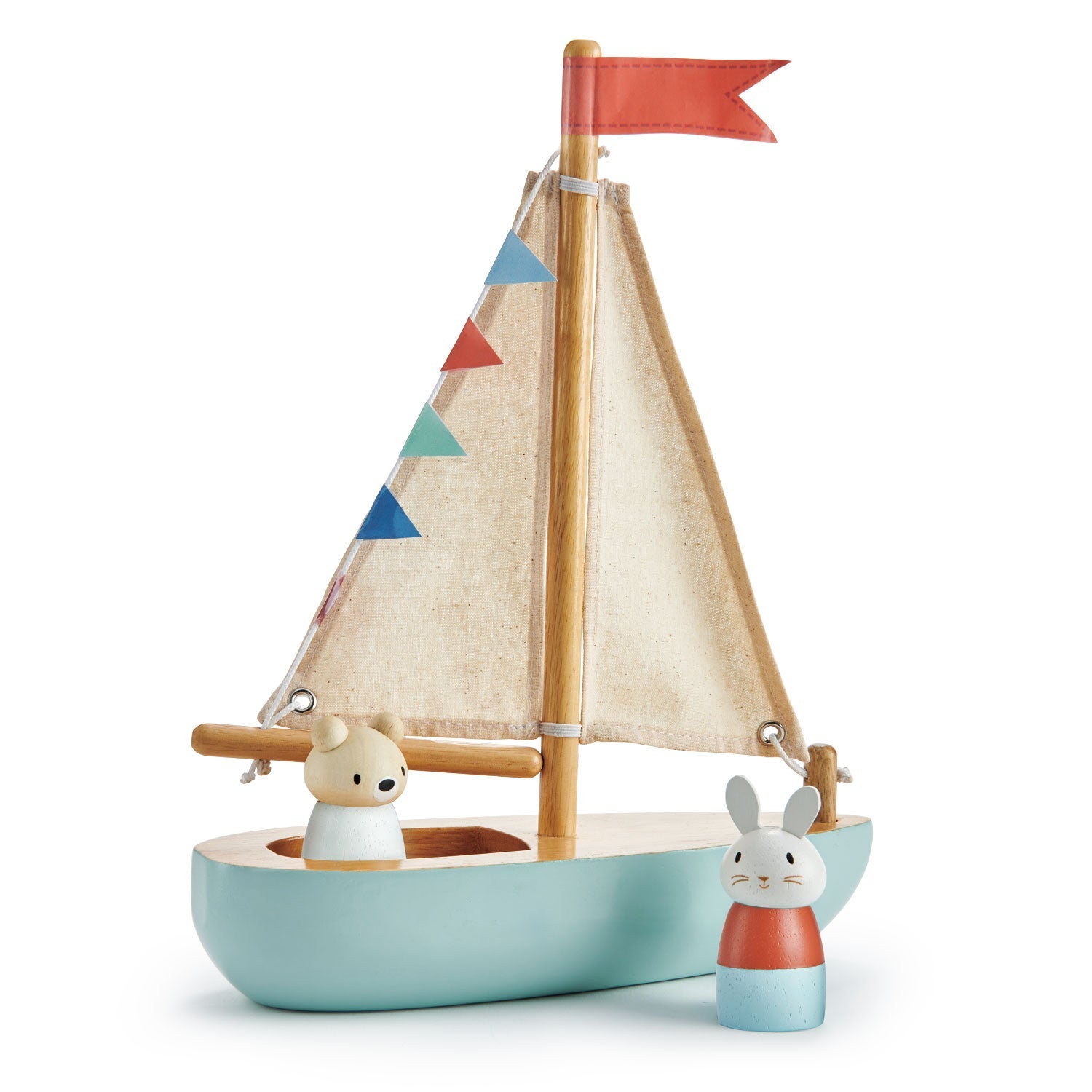 Wooden Sail Boat - Image 3