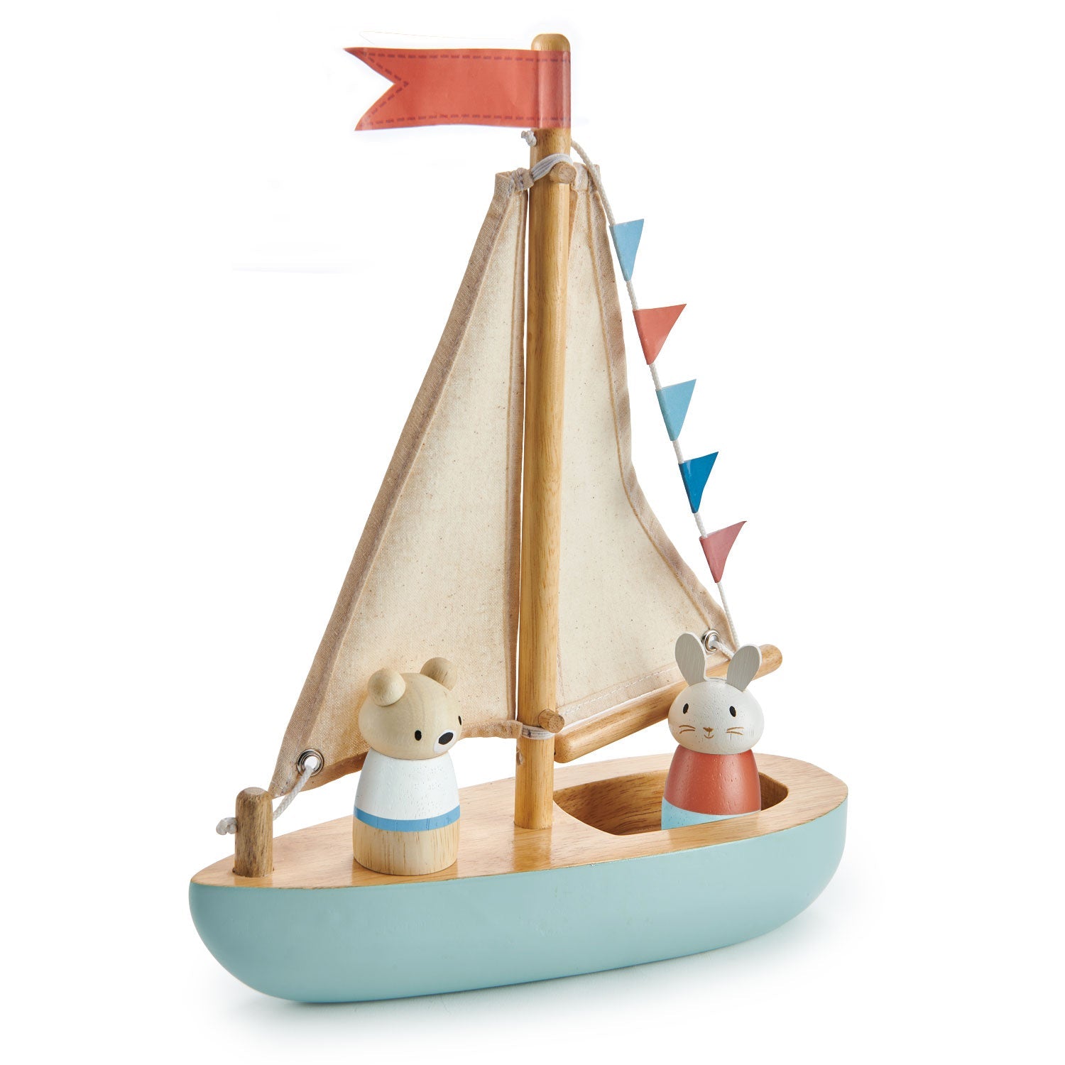 Wooden Sail Boat - Image 5
