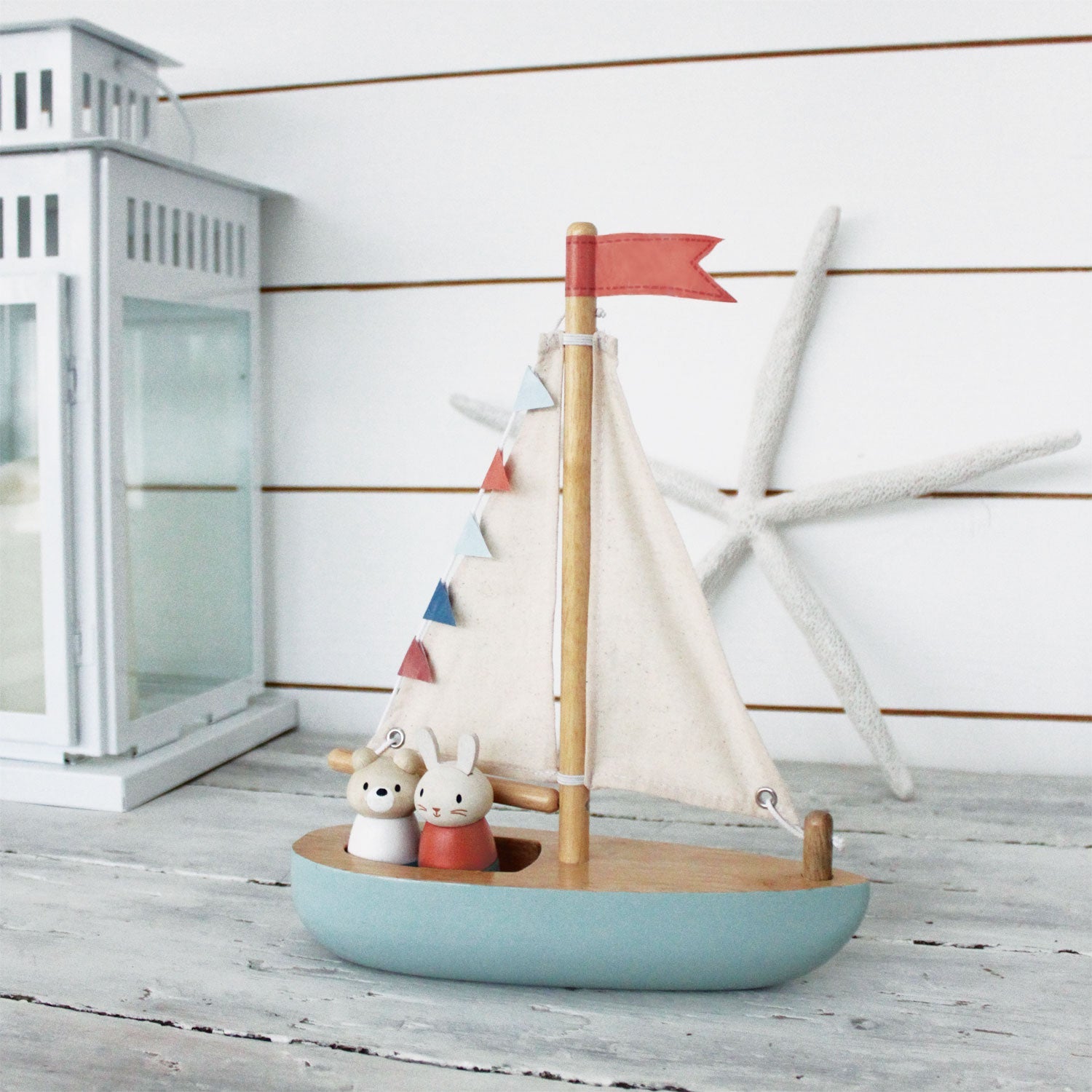 Wooden Sail Boat - Image 4
