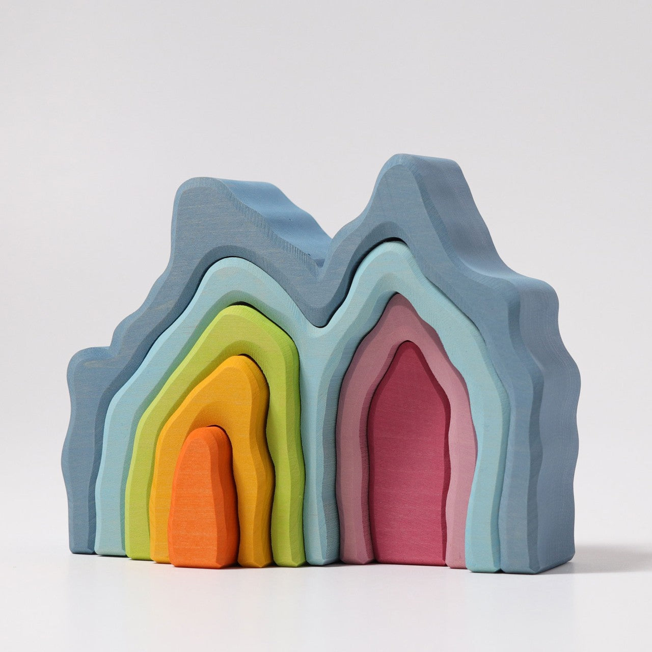 Grimm's Blue Cave Arch Stacking Toy - Image 2