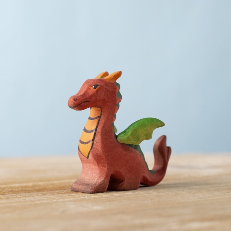 Bumbu Handmade Wooden Baby Dragon - Image 3