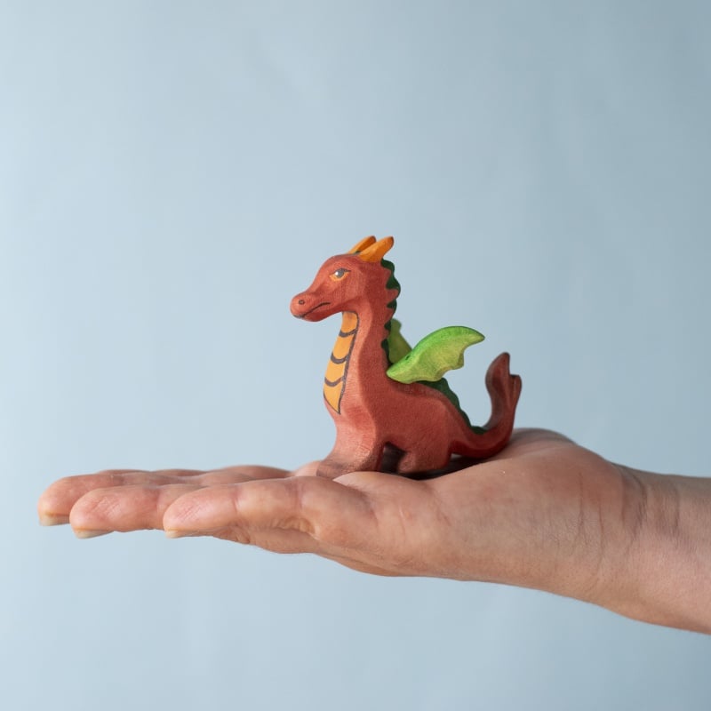 Bumbu Handmade Wooden Baby Dragon - Image 4