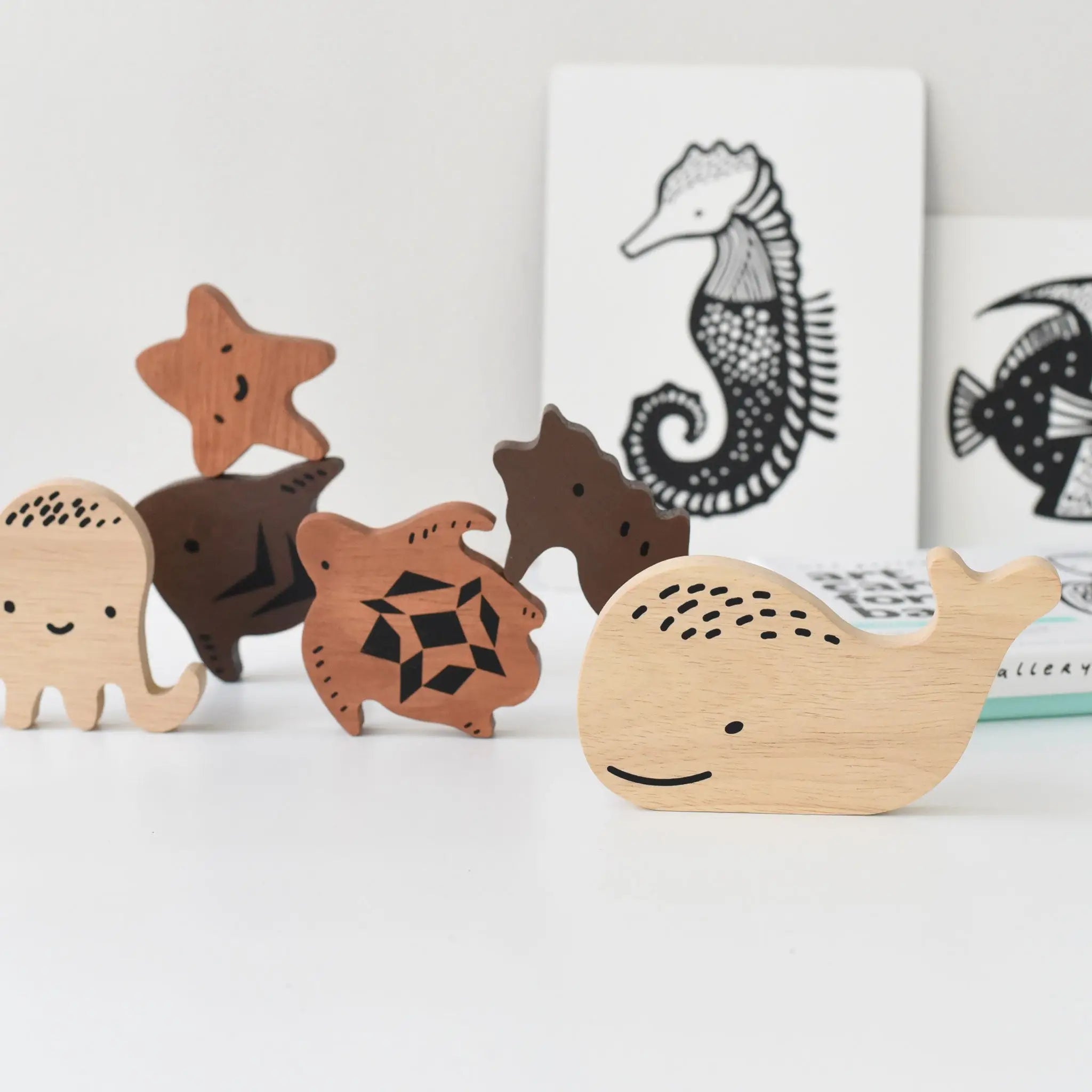 Wooden Tray Puzzle - Ocean Animals - Image 3