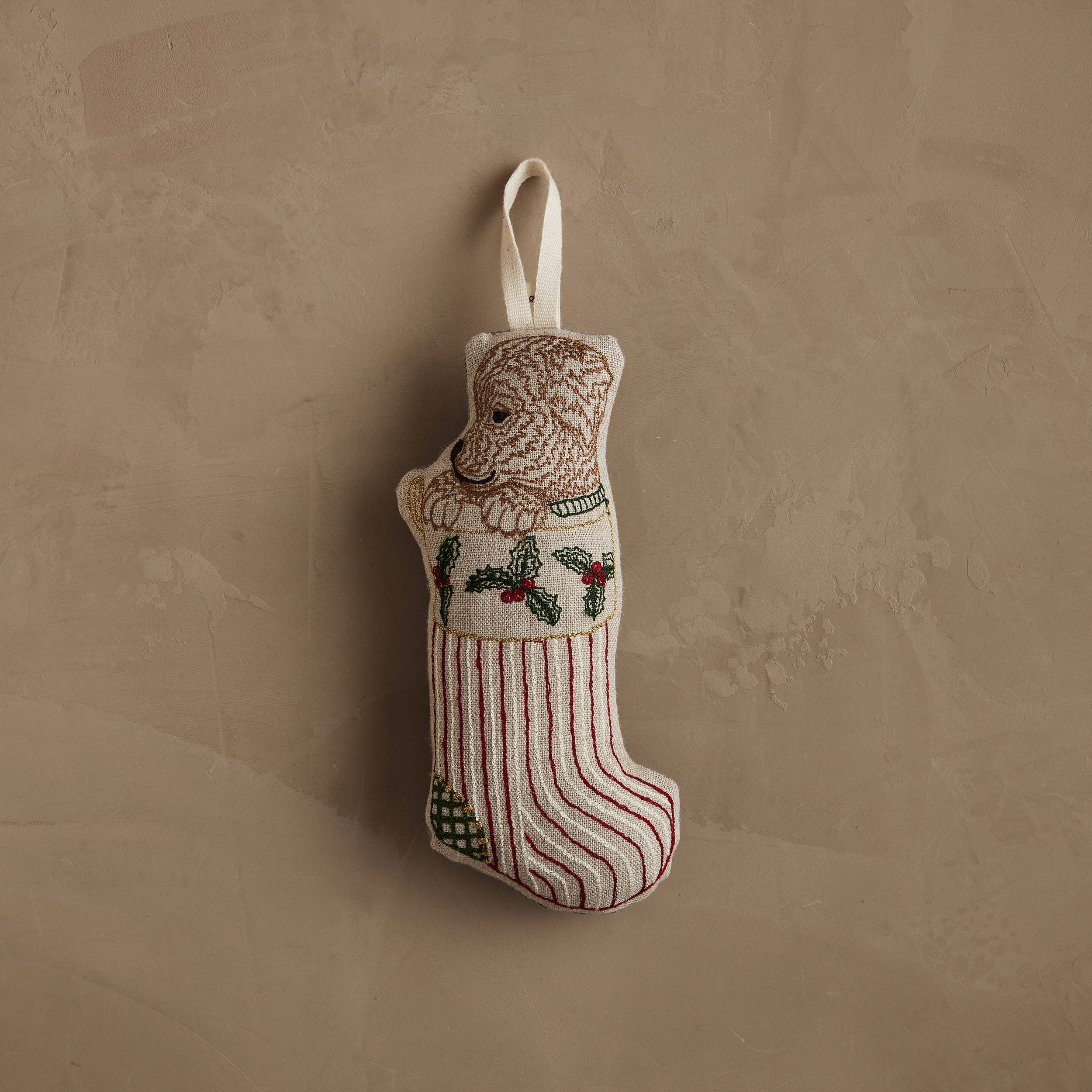 Coral & Tusk Puppy Stocking Ornament