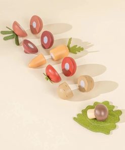 Sliceable Wooden Vegetables