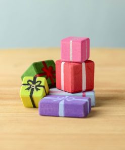 Handmade Wooden Christmas Present Set