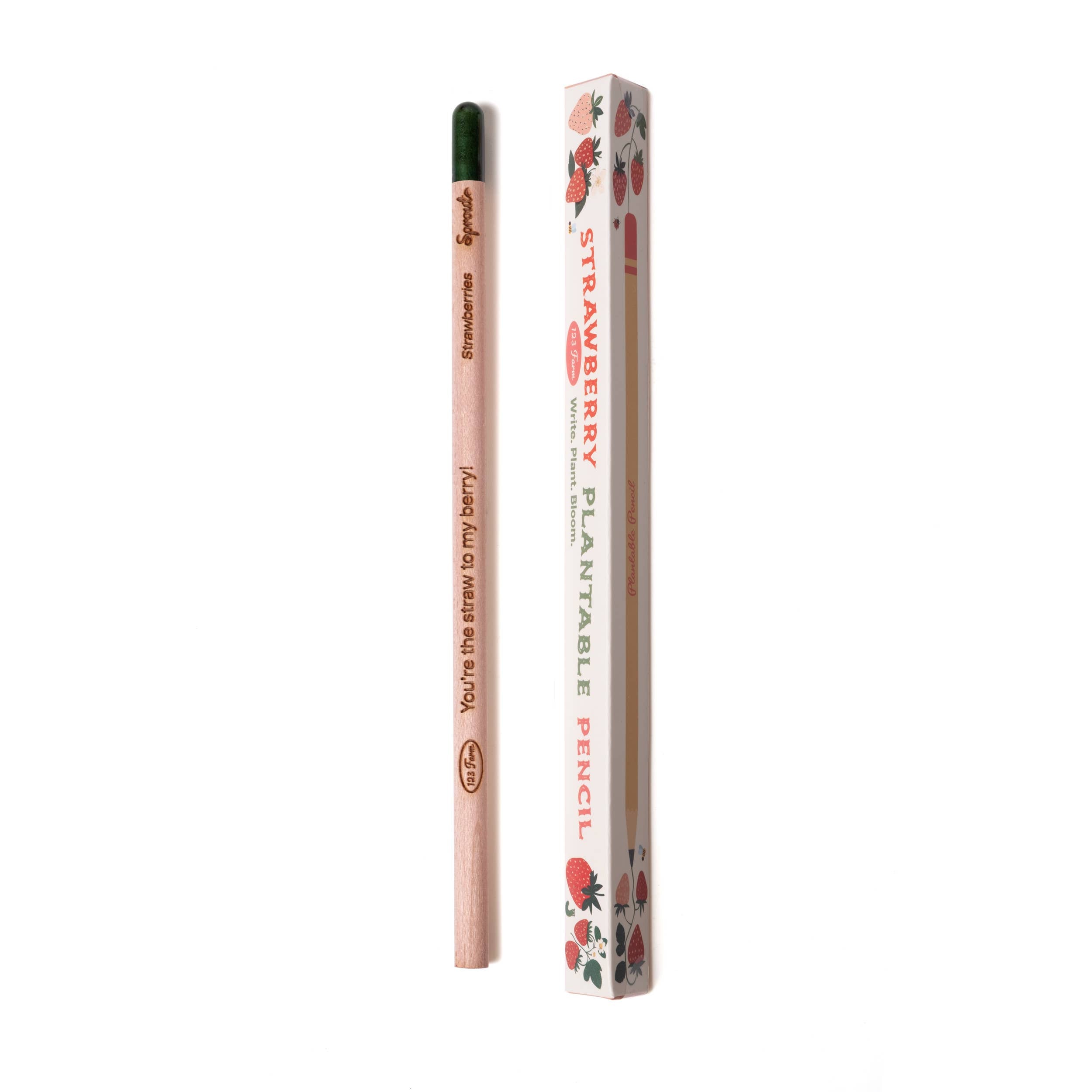 Strawberry Plantable Pencil – Eco-Friendly - Image 2