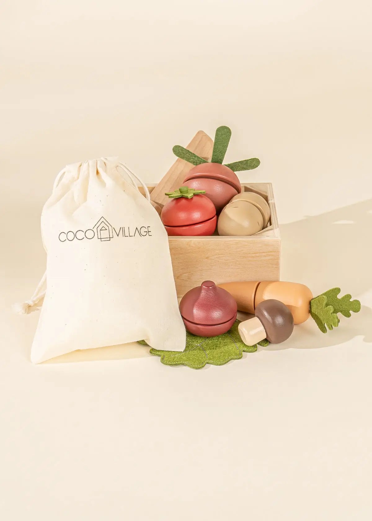 Sliceable Wooden Vegetables - Image 2