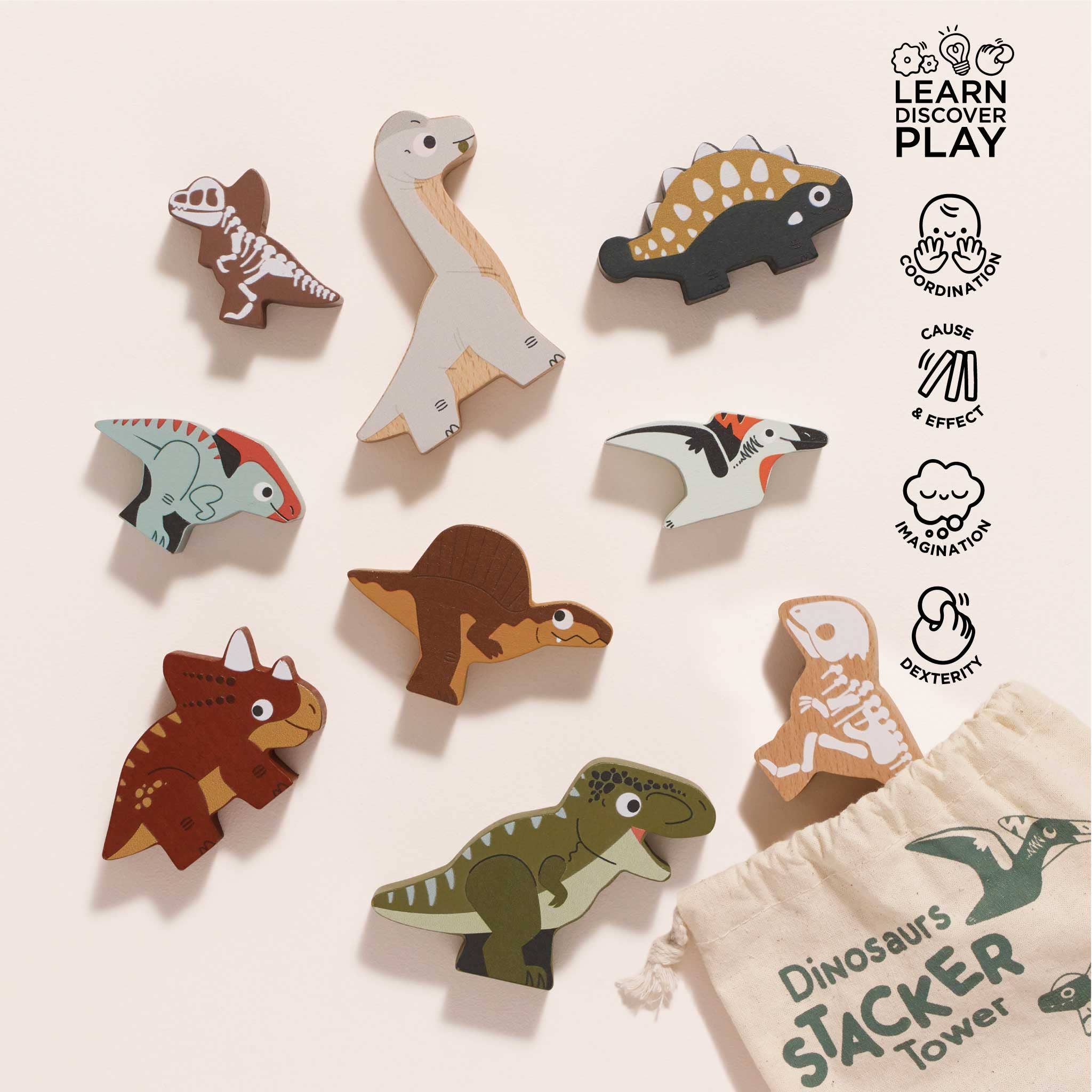 Jurassic Stacking Dinosaurs - Image 3