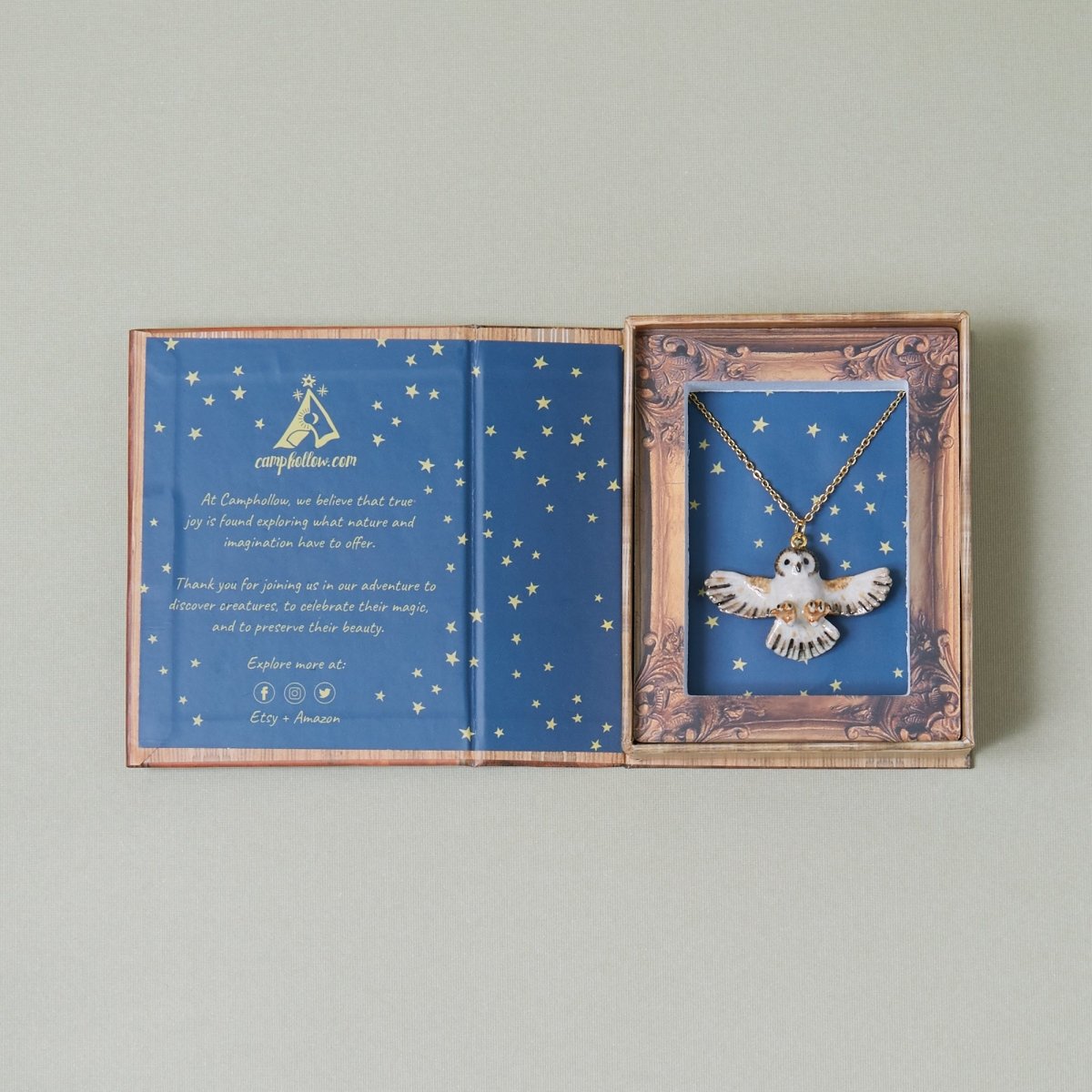 Barn Owl Necklace - Image 4