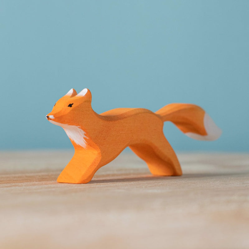Bumbu Handmade Wooden Fox Family Set - Image 5