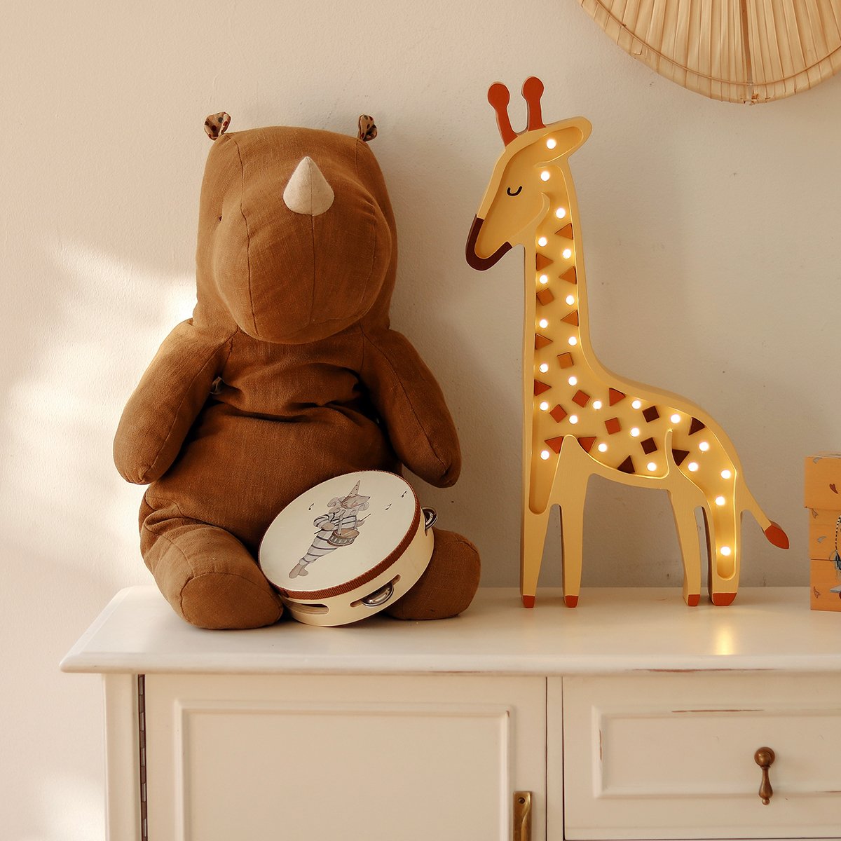 Handmade Wooden Lamp - Giraffe - Image 2