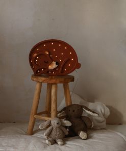 Handmade Wooden Lamp - Bear
