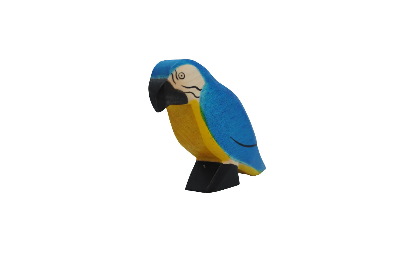 Handmade Holzwald Blue Parrot - Image 3