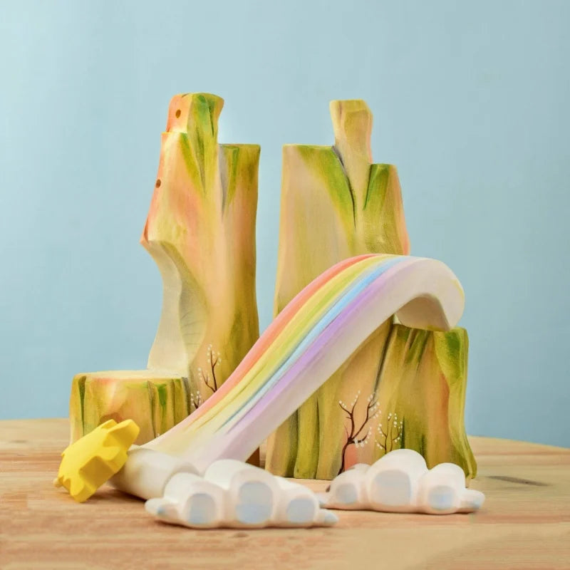 Bumbu Handmade Wooden Rainbow Cliff - Image 3