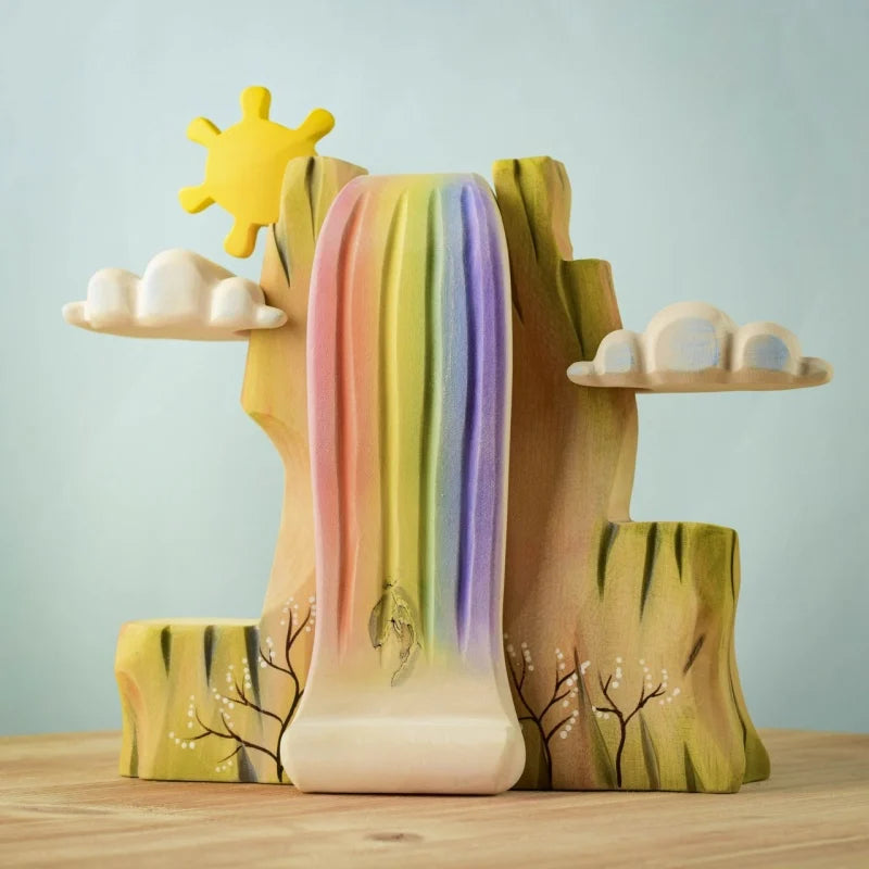 Bumbu Handmade Wooden Rainbow Cliff - Image 2