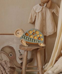 Handmade Wooden Lamp - Turtle