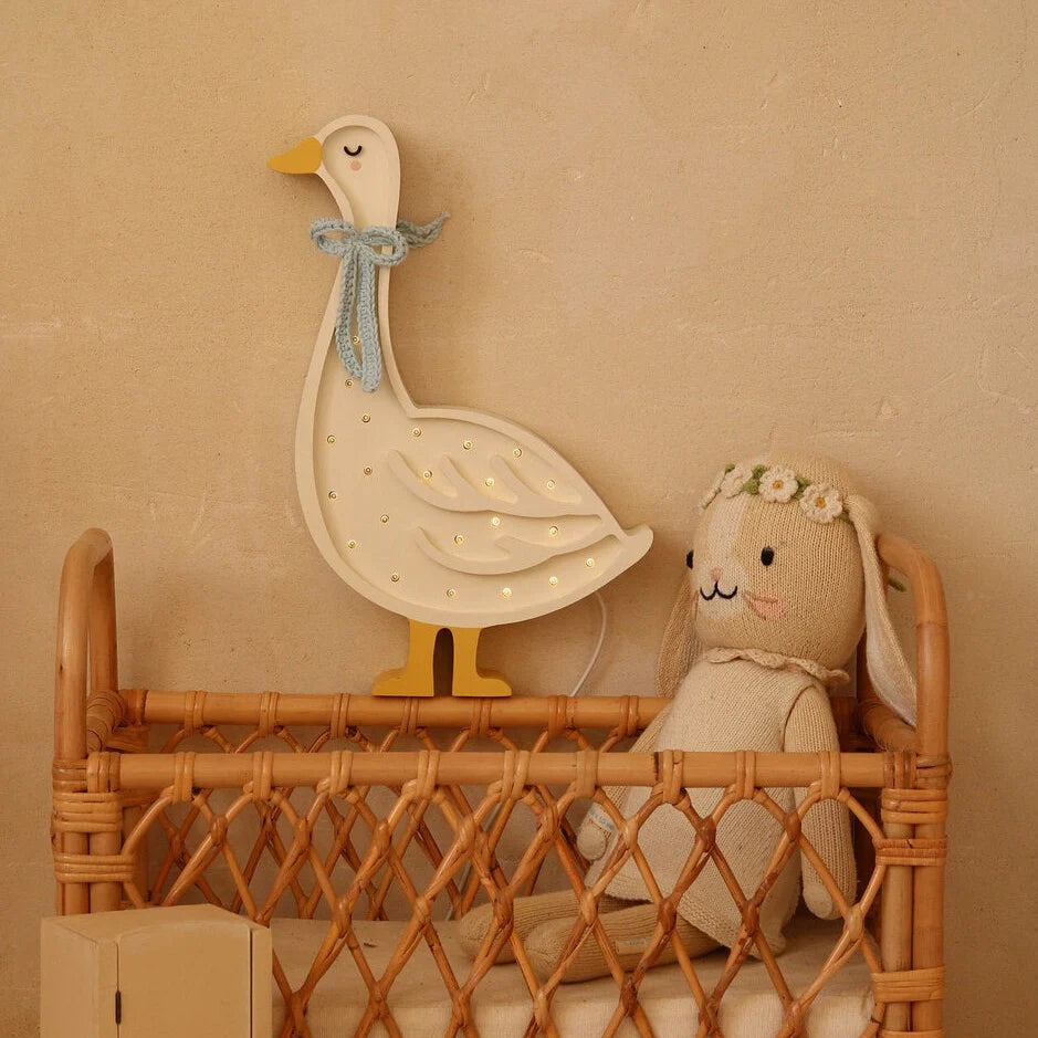 Handmade Wooden Lamp - Goose - Image 3