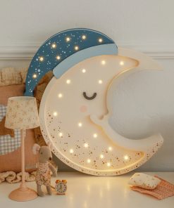 Handmade Wooden Lamp - Moon