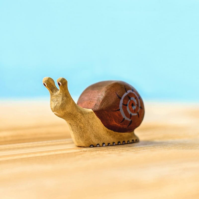 Bumbu Handmade Wooden Snail - Image 2